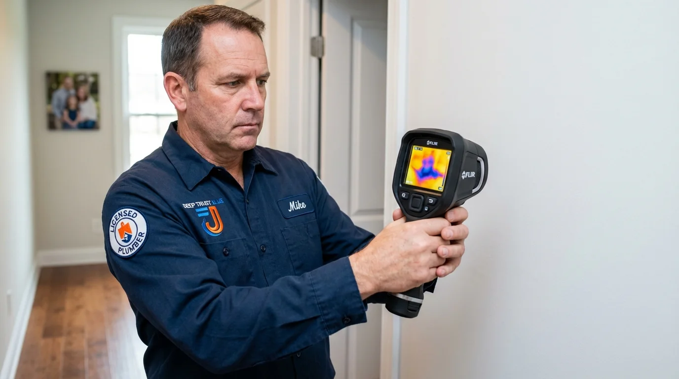 Thermal imaging leak detection by Johns Plumbing LLC in Prosper